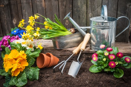 Hardscaping and retaining wall features for landscaping in Mitcham