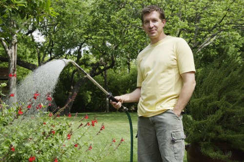 Local landscaping services page with accessibility-focused structure